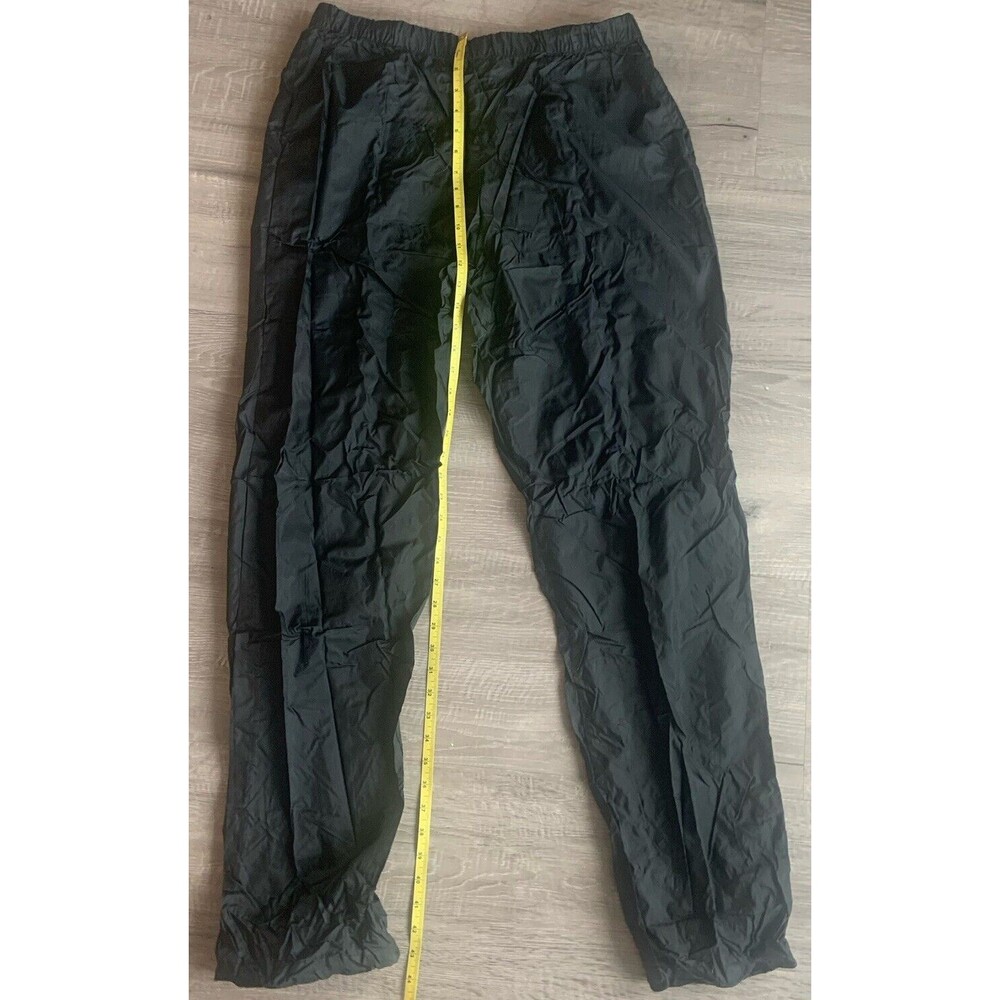 Red Ledge Pants Adult 2XL Black Water Proof Mens Rain Lightweight Hiking W/ Bag